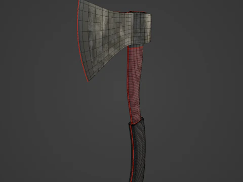 Camping Axe 02 3D Model