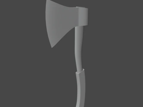 Camping Axe 02 3D Model
