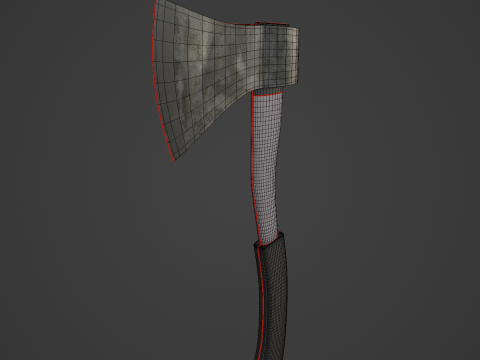 Camping Axe 03 3D Модель