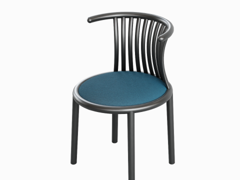 Curved Iron Chair B 01 3D 模型