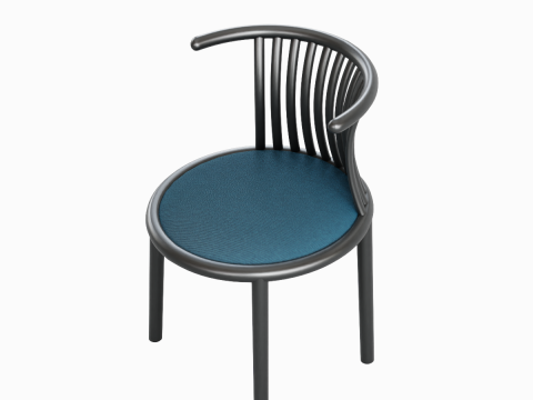 Curved Iron Chair B 01 Modelo 3D