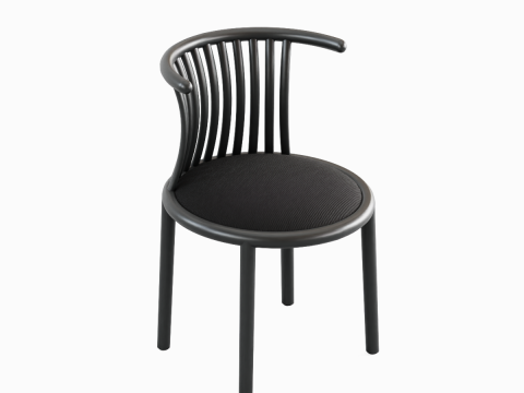 Curved Iron Chair B 02 3D 模型