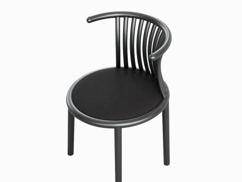 Curved Iron Chair B 02 3D 模型