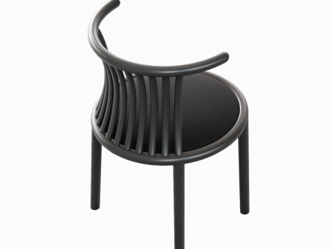 Curved Iron Chair B 02 3D 模型
