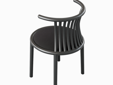 Curved Iron Chair B 02 3D 模型
