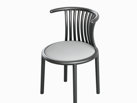 Curved Iron Chair B 03 3Dモデル