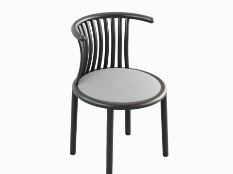 Curved Iron Chair B 03 3Dモデル