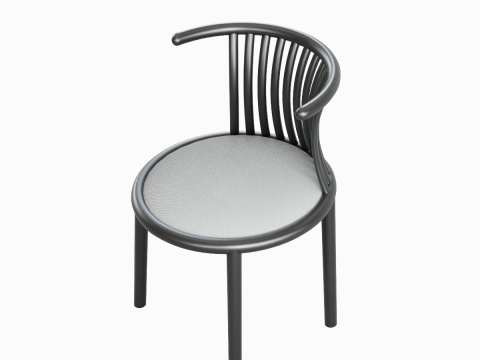 Curved Iron Chair B 03 3Dモデル