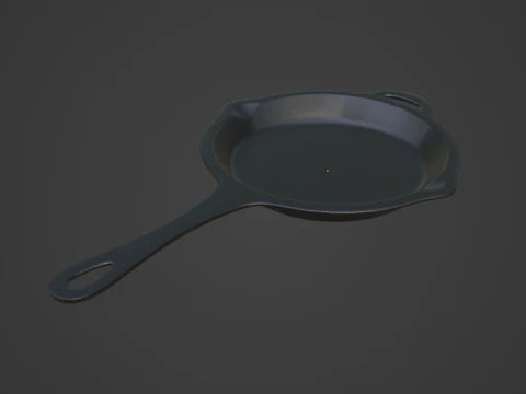 Frying Pan B 01 3D Model