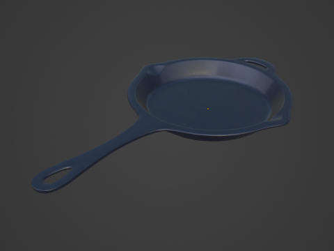 Frying Pan B 02 3D 모델