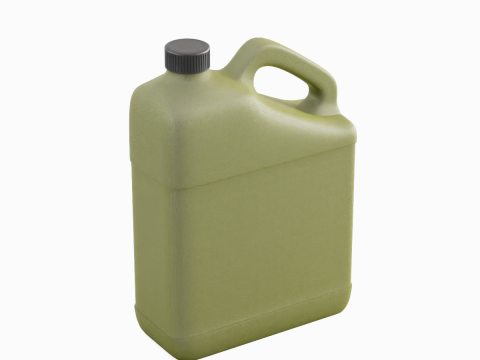 Grainy Plastic Canister 03 3D Model