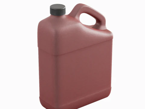 Grainy Plastic Canister 04 3D Model