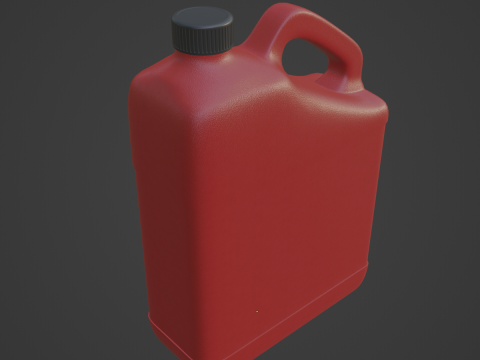 Grainy Plastic Canister 04 Model 3D