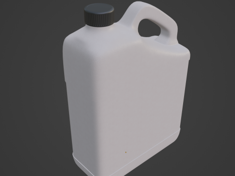 Grainy Plastic Canister 05 3D Model