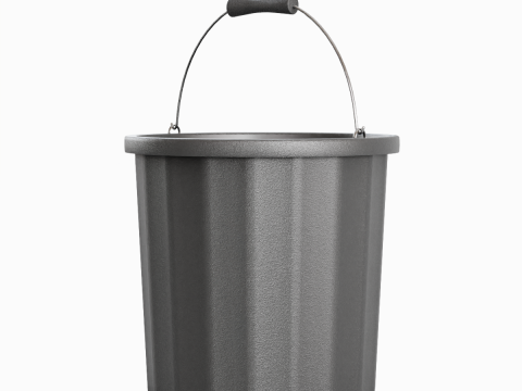 Industrial Plastic Bucket A 01 Model 3D