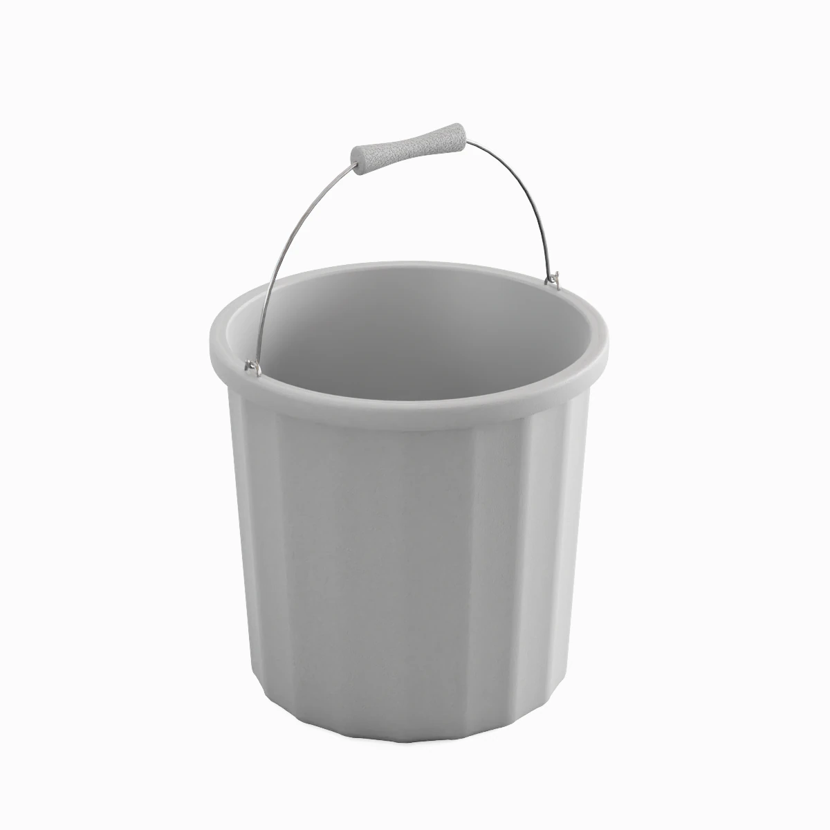 Industrial Plastic Bucket A 02 3D Model .c4d .max .obj .3ds .fbx .stl .blend 