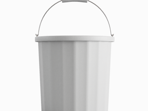 Industrial Plastic Bucket A 02 3D Model