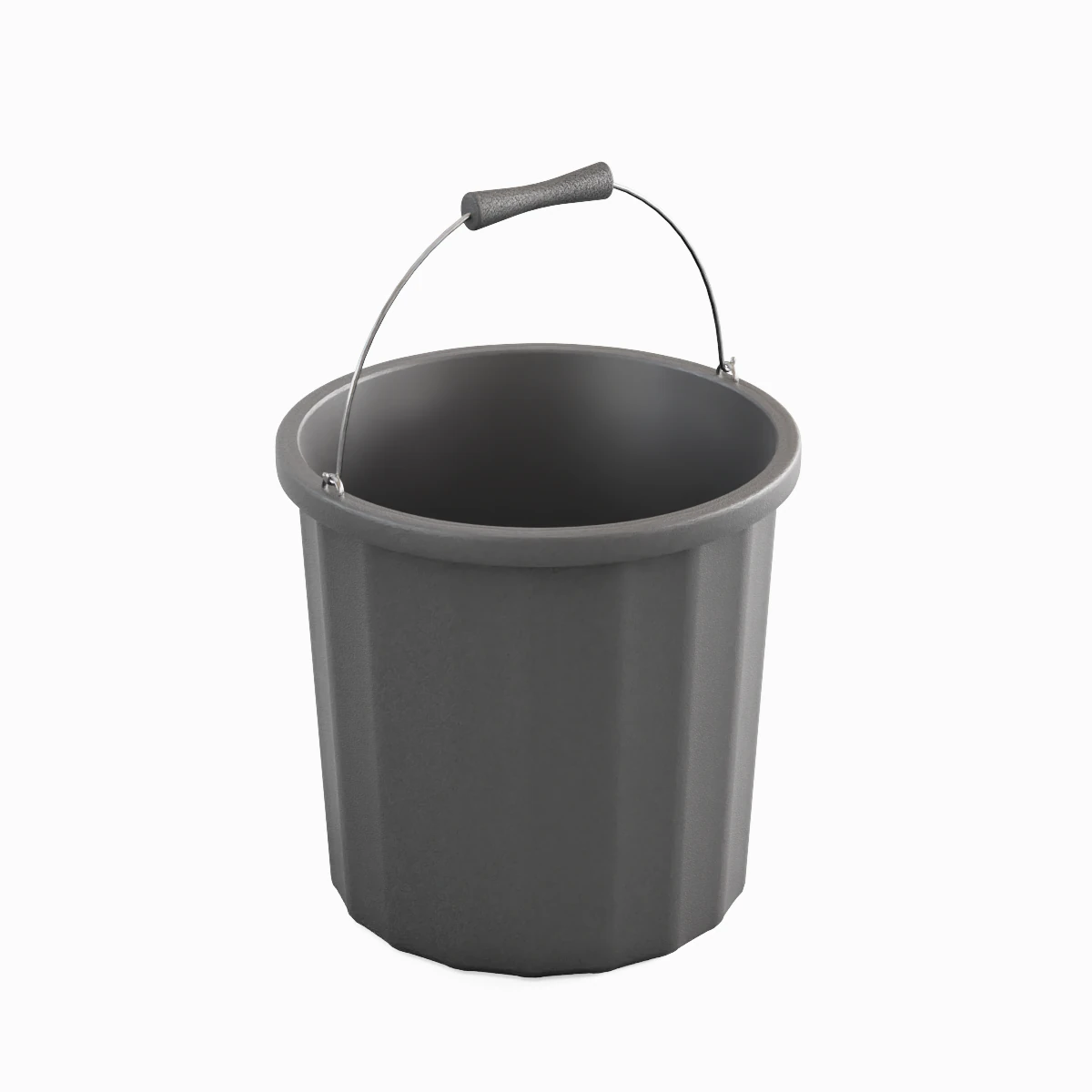 Industrial Plastic Bucket A 03 3D Model .c4d .max .obj .3ds .fbx .stl .blend