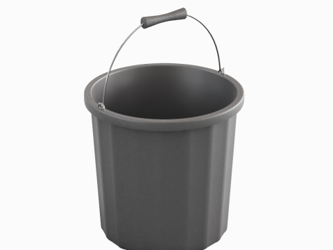 Industrial Plastic Bucket A 03 3Dモデル