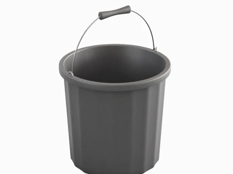 Industrial Plastic Bucket A 03 3D Model