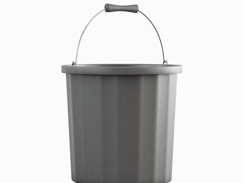 Industrial Plastic Bucket A 03 3D 모델