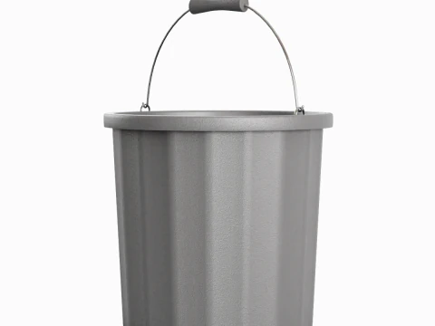 Industrial Plastic Bucket A 03 3D Model