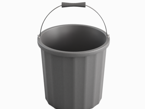 Industrial Plastic Bucket A 03 3D 모델