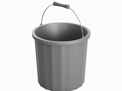 Industrial Plastic Bucket A 03 3D 모델