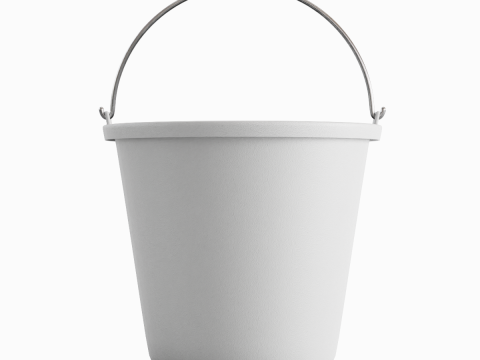 Industrial Plastic Bucket B 02 Modèle 3D