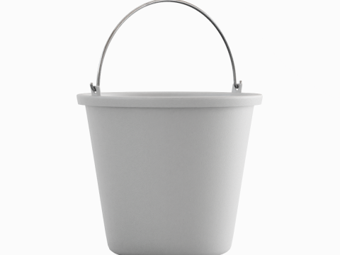 Industrial Plastic Bucket B 02 Modèle 3D