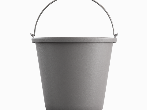 Industrial Plastic Bucket B 03 3Dモデル