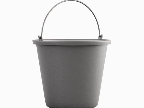 Industrial Plastic Bucket B 03 3Dモデル