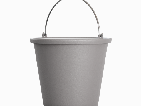 Industrial Plastic Bucket B 03 3Dモデル
