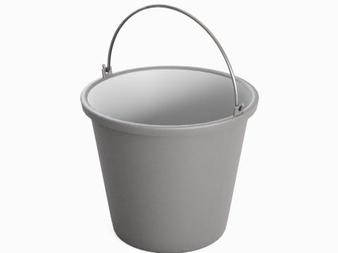Industrial Plastic Bucket B 03 3Dモデル