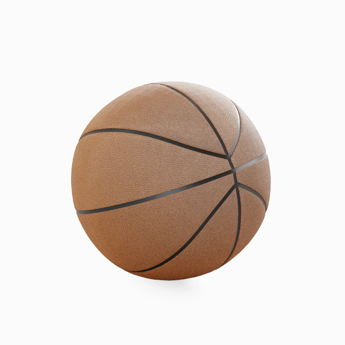 Basketball Ball Leather 4K 02 3D Model .c4d .max .obj .3ds .fbx .stl .blend 