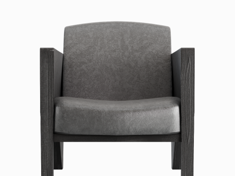 Modern Leather Armchair 04 3D Model