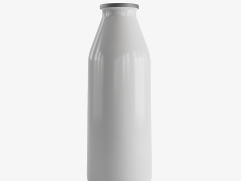 Milk Bottle 01 3D Модель