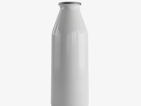 Milk Bottle 01 3D Model