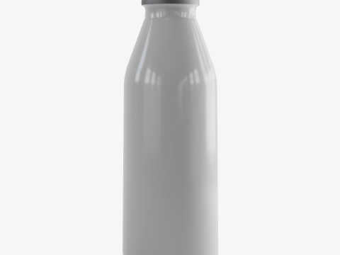 Milk Bottle 01 3D Модель