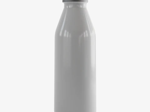 Milk Bottle 01 3D Model