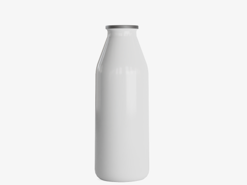 Milk Bottle 01 3D Модель