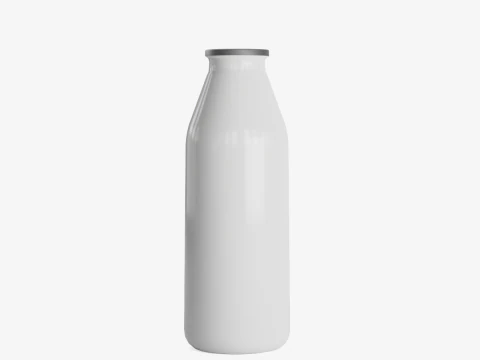 Milk Bottle 01 3D Model