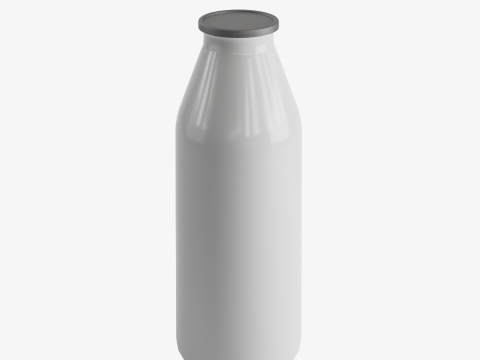 Milk Bottle 01 3D Модель