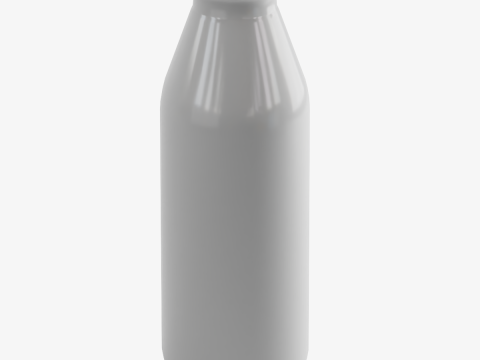 Milk Bottle 01 3D Модель
