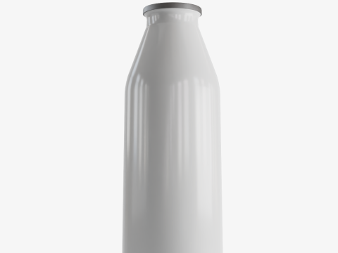 Milk Bottle 01 3D Модель