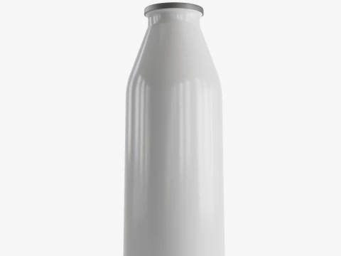 Milk Bottle 01 3D Model