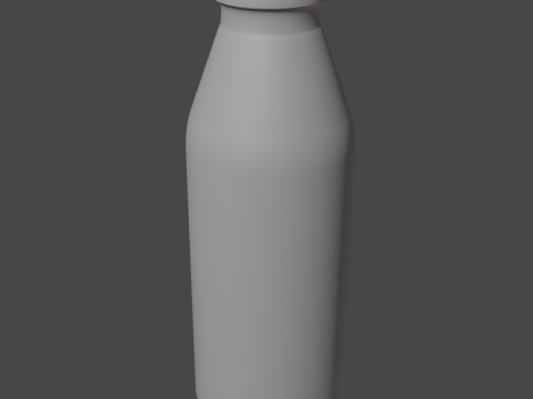 Milk Bottle 01 3D Модель