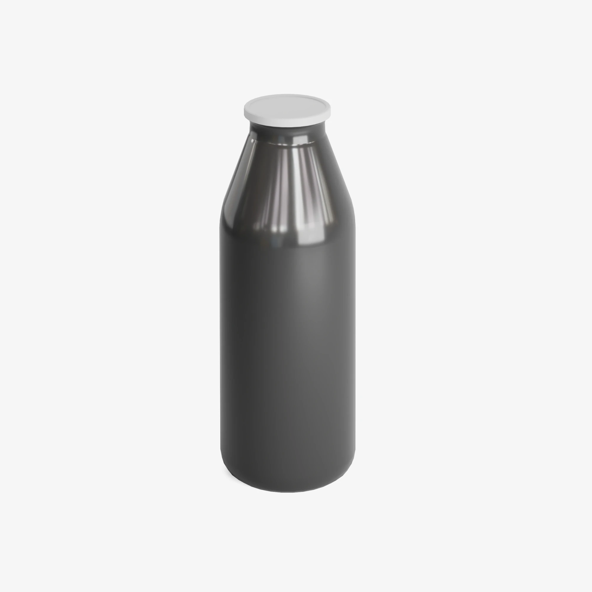 Milk Bottle 01 3D Model .c4d .max .obj .3ds .fbx .stl .blend