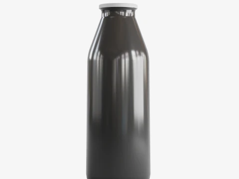Milk Bottle 01 3D Model