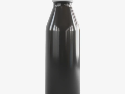 Milk Bottle 01 3D Model